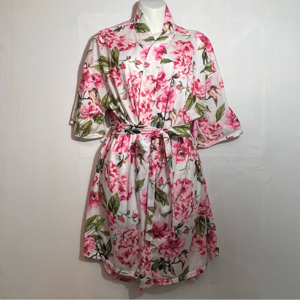 Show me your MuMu Brie Robe Garden of Blooms brides bridesmaids NWOT - Picture 2 of 5